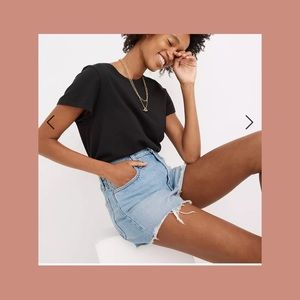 Madewell, size 27, “The Perfect Jean Short”. High-rise